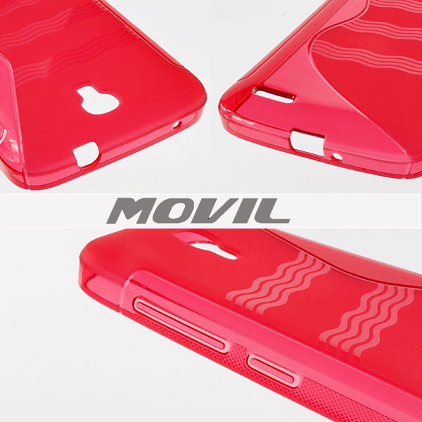 NP-2033 Transparente tpu funda para Alcatel OT5042X-1